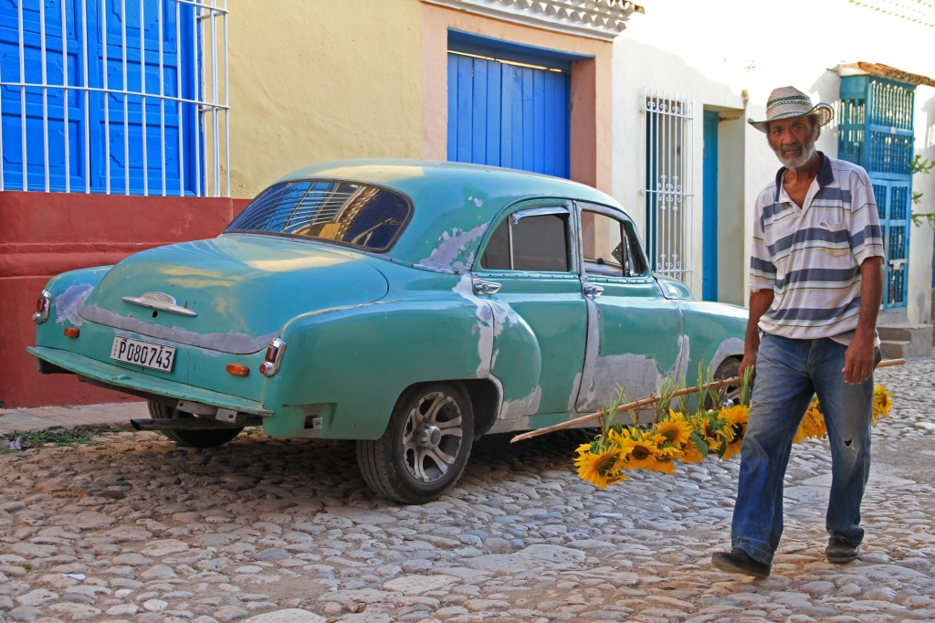 Street vendor in Trinidad